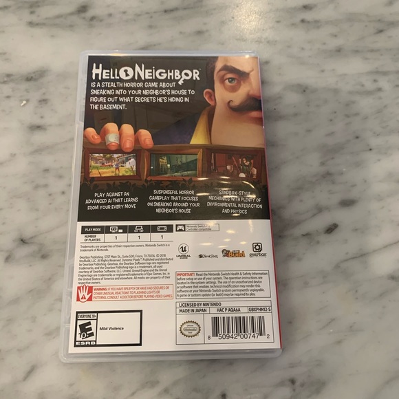Nintendo Switch Game Hello Neighbor - Picture 2 of 6